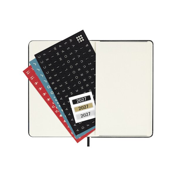 MOLESKINE Agenda Classic Pocket 2027 DHB12WN2Y27 1S/1P noir HC 9x14cm