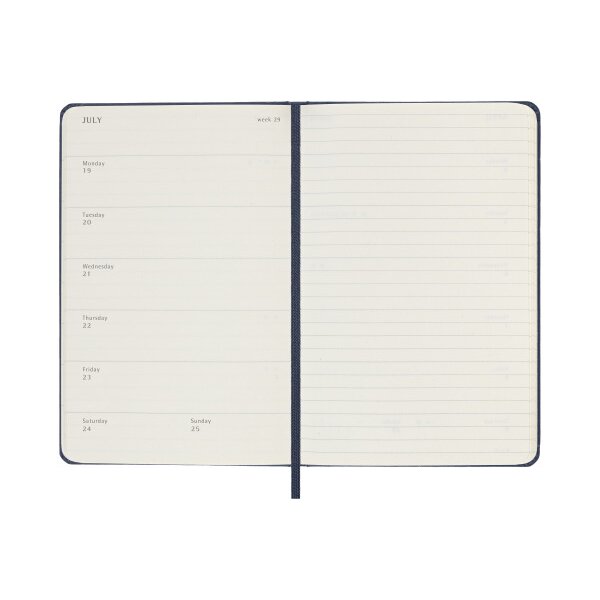 MOLESKINE Agenda Classic Pocket 2027 DHB2012WN2Y27 1S/1P saphir HC 9x14cm