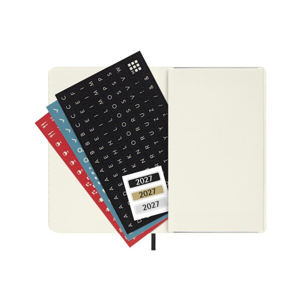 MOLESKINE Agenda Classic Pocket 2027 DSB12MN2Y27 1M/2P noir SC 9x14cm