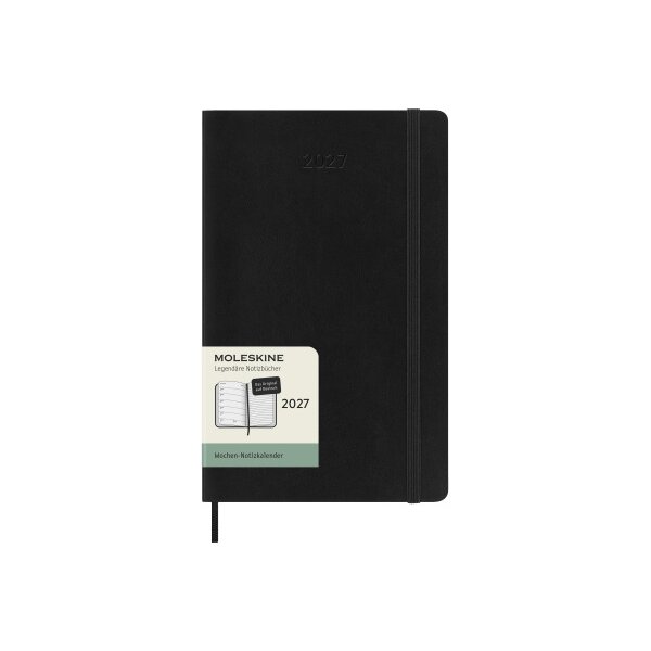 MOLESKINE Agenda Classic Large 2027 DSB12WN3DY27 1S/1P noir SC 13x21cm