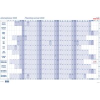BEREC Jahresplaner quer 2026 B 5666/26 1J/1S blau 60x90cm