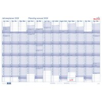 BEREC Jahresplaner quer 2026 B 5670 TF/26 1J/1S blau...