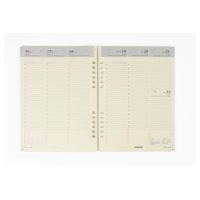 BREPOLS Agenda Brefax 7 open-ring 2026 0.510.9900 1W/2S...