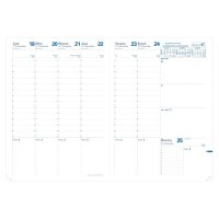 QUO-VADIS Agenda Club Consul 2026 024078Q 1S/2P rouge FR A4