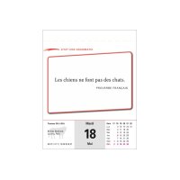 HARENBERG Calendrier détachable 2027 2110900+27 Französisch DE, FR 12.5x16cm