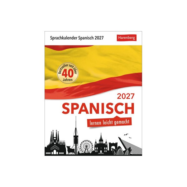 HARENBERG Calendrier détachable 2027 2111100+27 Spanisch DE, ES 12.5x16cm