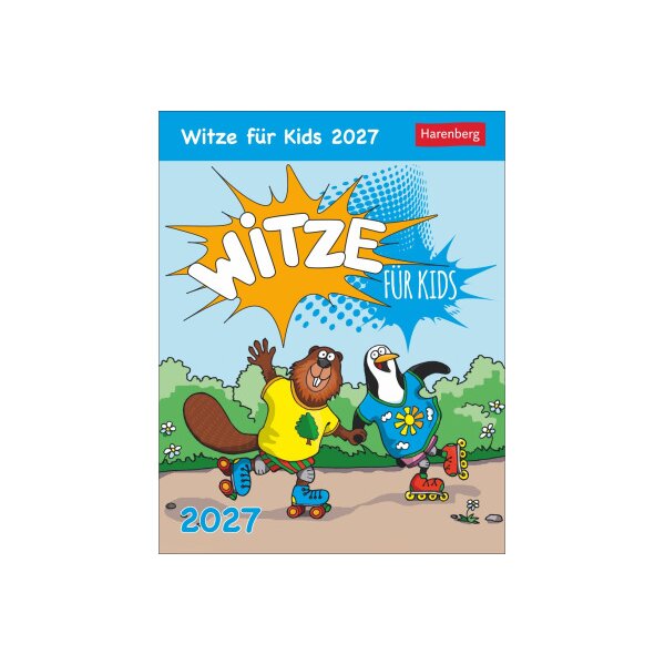 HARENBERG Calendrier détachable 2027 3309851+27 Witze für Kids DE 12.5x16cm