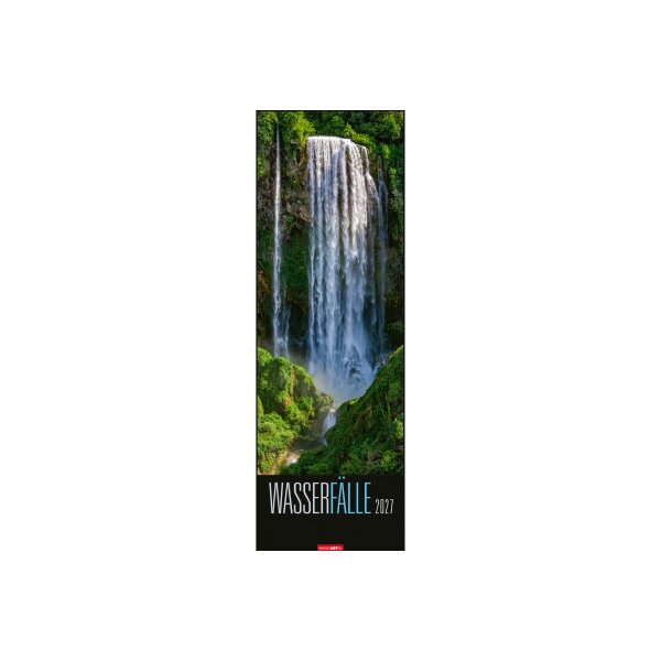 WEINGARTEN Calendrier 2027 2951800+27 Wasserf&auml;lle DE 34x98cm