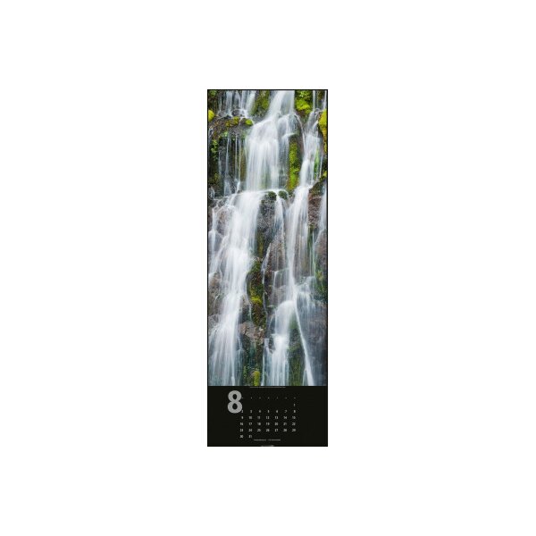 WEINGARTEN Calendrier 2027 2951800+27 Wasserf&auml;lle DE 34x98cm