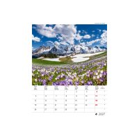 CALENDARIA Bildkalender 2027 9783036206134 Berge +...