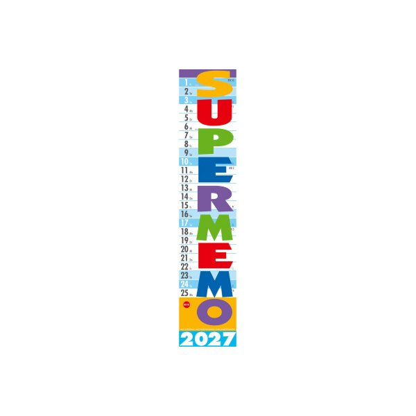 HEYE Planer Supermemo 2027 1587+27 1M/1S DE 17x85cm