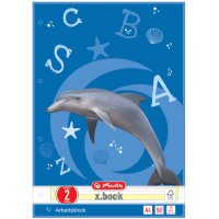 herlitz Arbeitsblock x.book, DIN A4, Lineatur 3