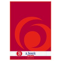 herlitz Schulblock x.book, DIN A4, Lineatur 27 liniert