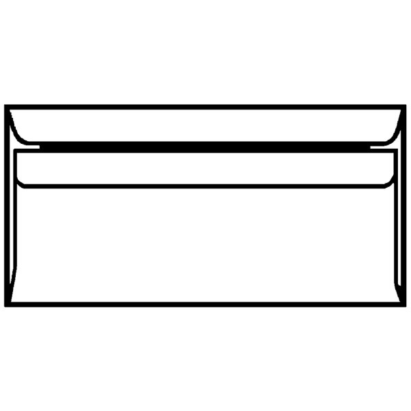 herlitz Briefumschlag, DIN lang, mit Fenster, weiss