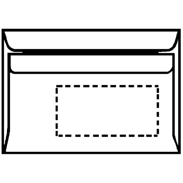 herlitz Briefumschlag, DIN lang, ohne Fenster, weiss