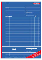 herlitz Formularbuch "Auftrag 104", DIN A4, 2 x...
