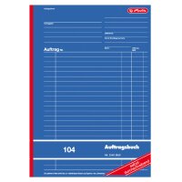 herlitz Formularbuch "Auftrag 104", DIN A4, 2 x...