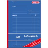 herlitz Formularbuch "Auftrag 102", DIN A5, 2 x...
