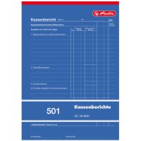 herlitz Formularbuch "Kassenbericht 501" DIN...