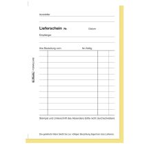 herlitz Formularbuch "Lieferschein 202", A6, 2 x 40 Blatt