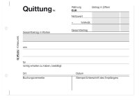 herlitz Formularbuch "Quittung 403", DIN A6, 2...