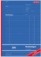 herlitz Formularbuch Rechnung 305, DIN A5, 2 x 40 Blatt