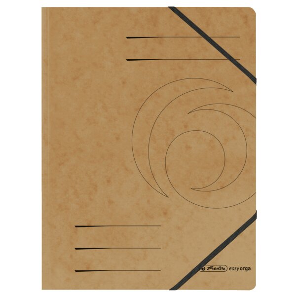 herlitz Eckspannermappe easyorga, A4, Karton, rot