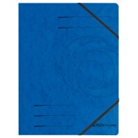 herlitz Chemise easyorga, A4, carton, bleu