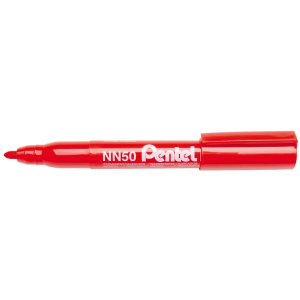 Pentel Permanent-Marker GREEN-LABEL NN50, rot