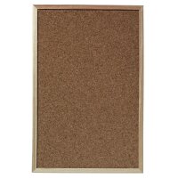 herlitz Tableau en liège, avec cadre en bois,