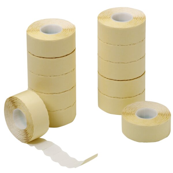 herlitz Preisauszeichnungsetiketten, 2-zeilig, 26 x 16 mm