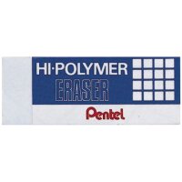PENTEL Radierer Hi-Polymer ZEH10ST weiss 65x24,5x12,5mm