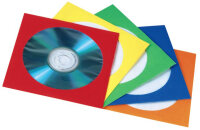 hama CD- DVD-Papiertasche, für 1 CD DVD, farbig...