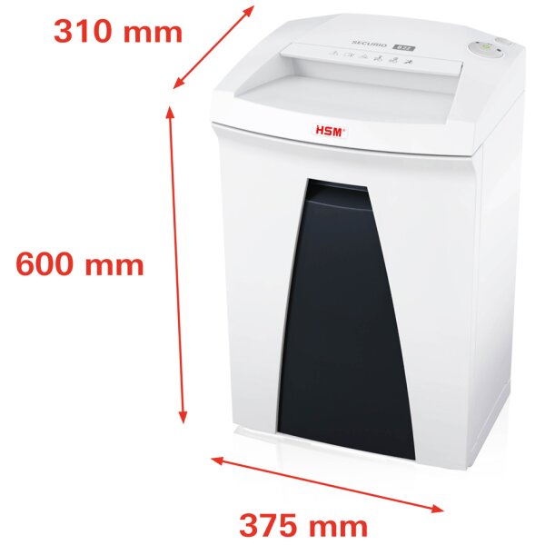 HSM Destructeur de documents SECURIO B22, coupe droite:5,8mm