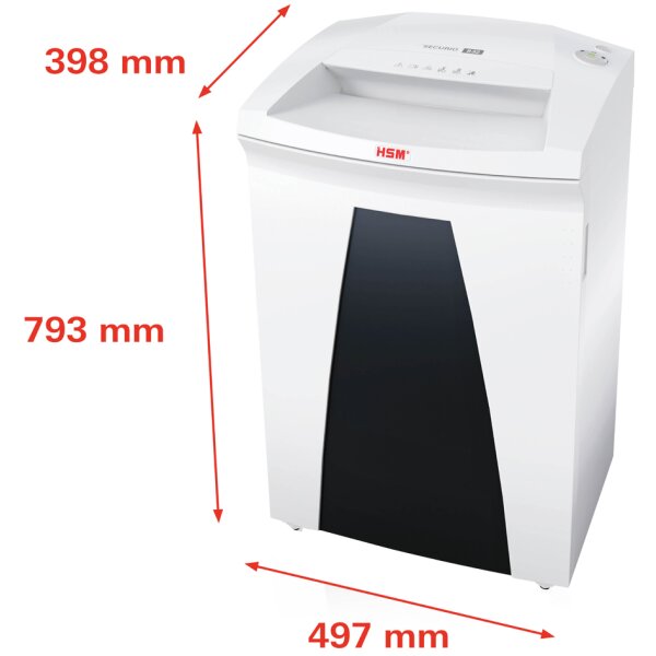 HSM Destructeur de documents SECURIO B32, coupe particules: