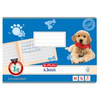 herlitz Schreiblernheft x.book, DIN A5 quer, Lineatur 1q