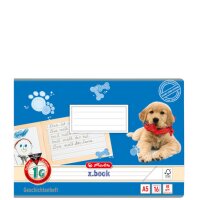 herlitz Geschichtenheft x.book, DIN A5 quer, Lineatur 1G