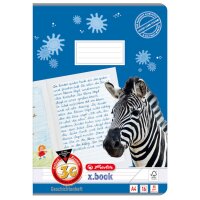 herlitz Geschichtenheft x.book, DIN A5 quer, Lineatur 1G