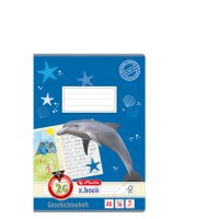 herlitz Geschichtenheft x.book, DIN A5, Lineatur 2G