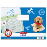 herlitz Schreiblernheft x.book, DIN A4 quer, Lineatur SL