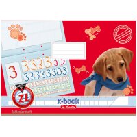 herlitz Zahlenlernheft, x.book, DIN A4 quer, Lineatur ZL