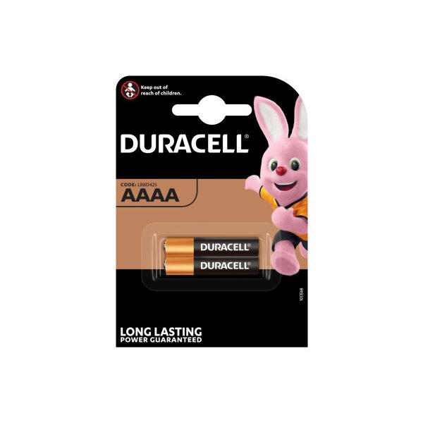 DURACELL Pile Ultra Ultra AAAA/LR61 B2 AAAA, LR61, 1.5V 2 pcs.