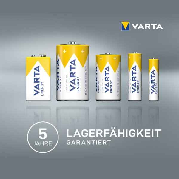 VARTA Alkaline Batterie Energy, Mignon (AA LR6)