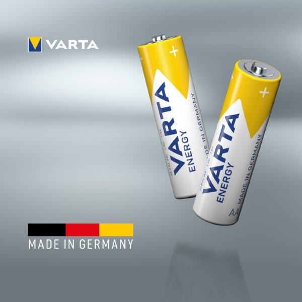 VARTA Alkaline Batterie Energy, Mignon (AA LR6)