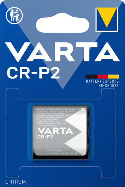 VARTA Foto-Batterie "LITHIUM", CRP2, 6,0 Volt