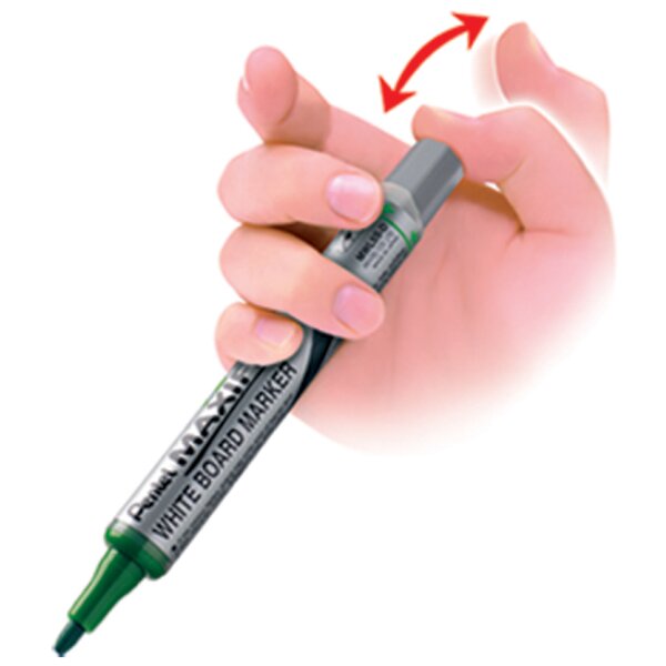 Pentel Whiteboard-Marker MAXIFLO MWL5S, rot