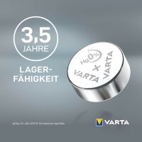 VARTA Pile oxyde argent pour montres, V386 (SR43), 1,55 V
