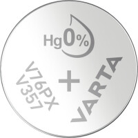 VARTA Pile bouton oxyde argent V13GS (SR44), 1,55 V