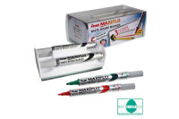 PENTEL Whiteboard Marker 4mm MWL5S4BOX 4 Farben, Box