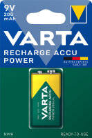 VARTA Pile NiMH RECHARGE ACCU Power, E-bloc (6F22)